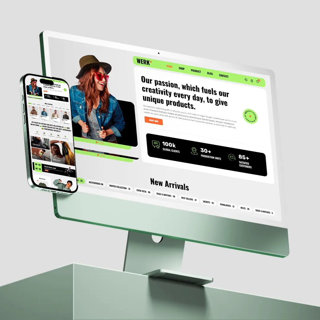 Clothing Shop Website insta 04