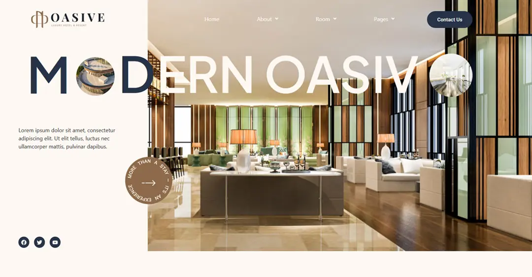 Construction planning project representing a company website by Unix Designs