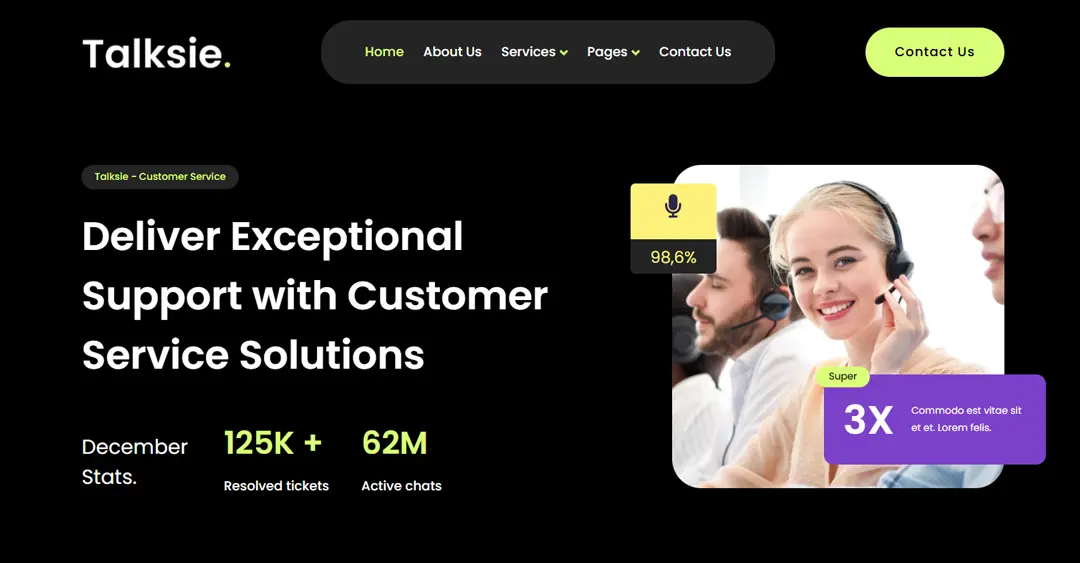 Contemporary house representing a real estate website project