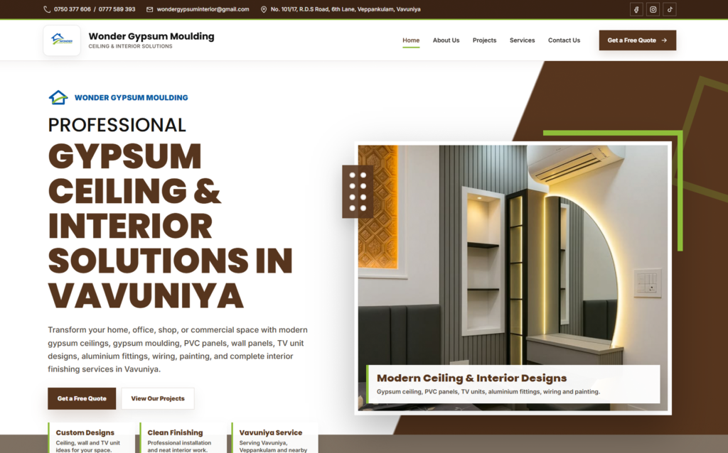 Wonder Gypsum Moulding