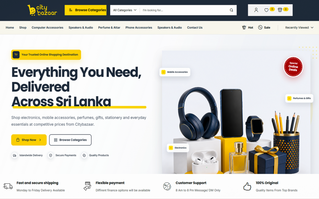 Citybazaar – E Commerce Websites