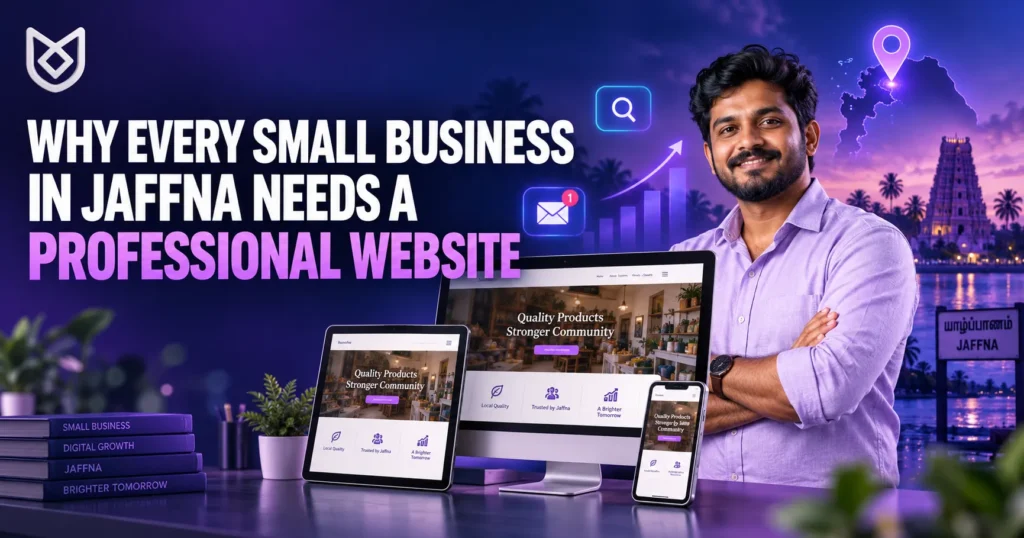 Professional website for small business in Jaffna designed for online growth