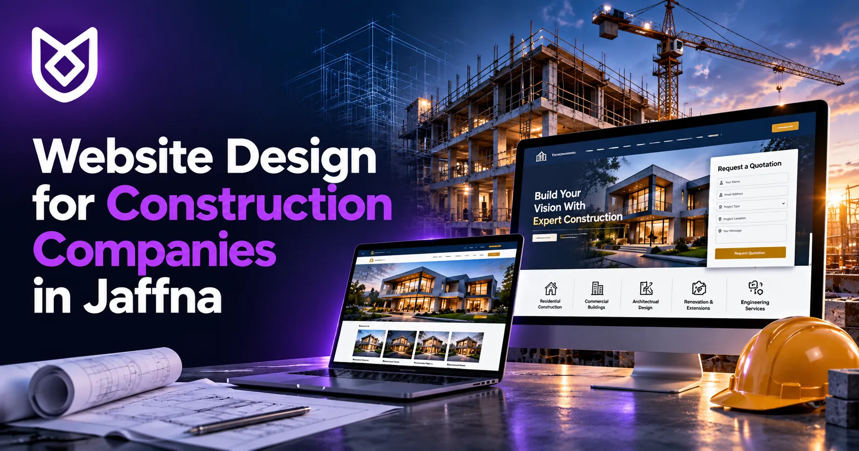 Website Design for Construction Companies in Jaffna